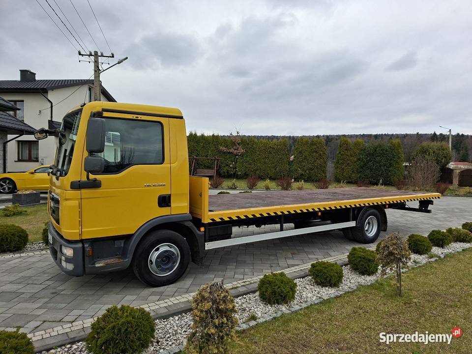 Man tgl 12180 euro 5 bez adblu laweta platforma manualna Kielce sprzedam