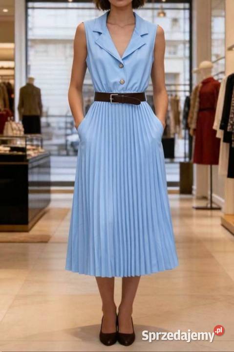 Niebieska sukienka Warszawa