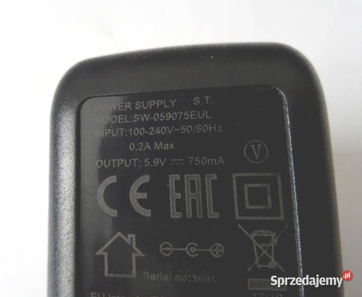 Zasilacz stabilizowany SW059075EUL 59V 750mA Części i akcesoria Warszawa