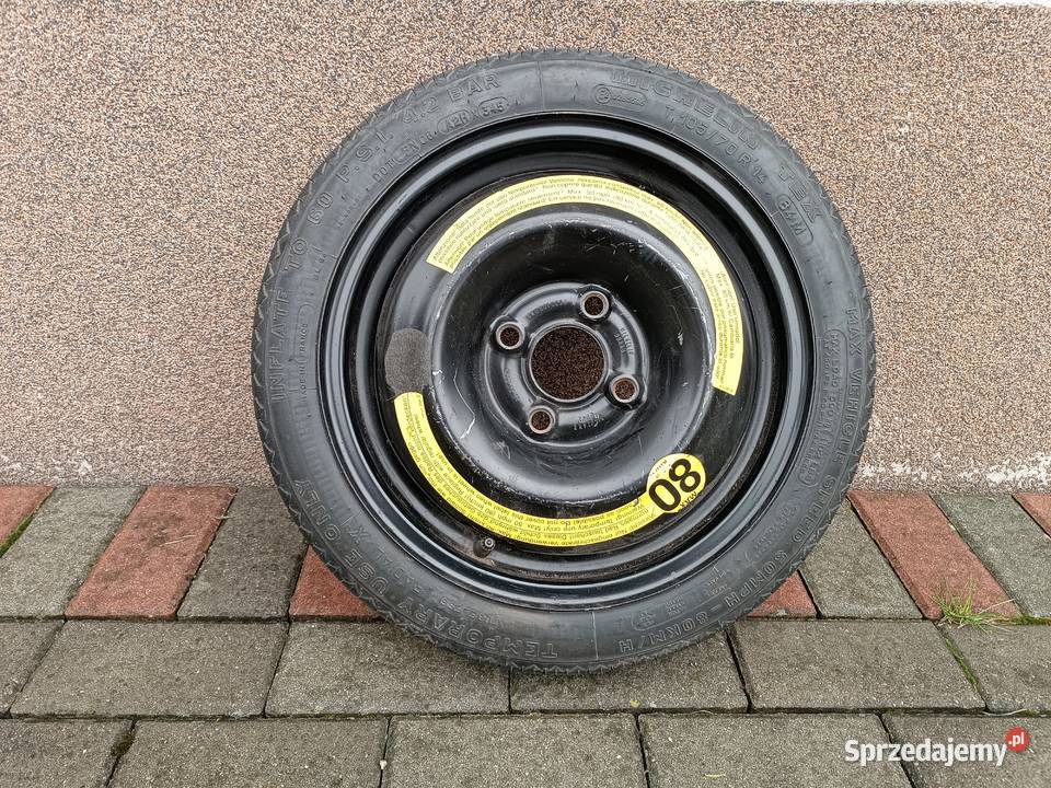 Dojazdówka koło zapasowe 10570 R14 VW Skoda Seat