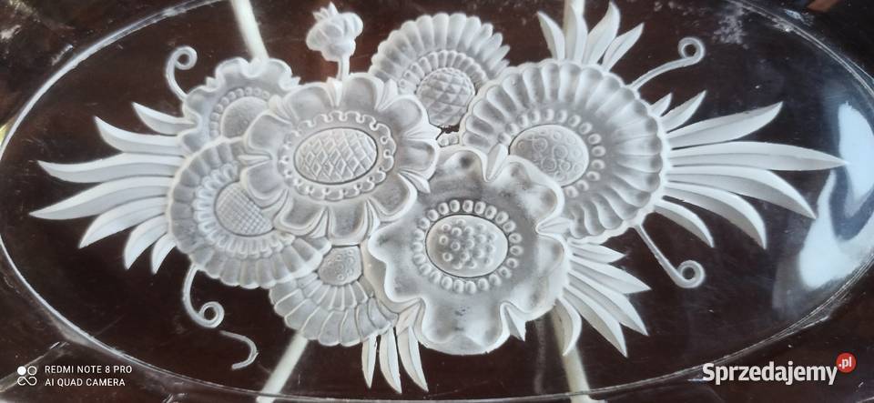 Patera szkło kwiaty Gdańsk