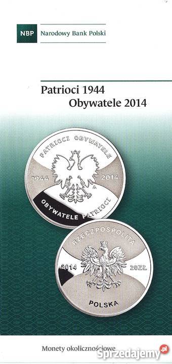 Prospekt emisyjny 20 Patrioci Obywatele 1944 Łódź