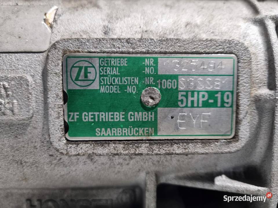 AUTOMATYCZNA SKRZYNIA BIEGÓW VW Passat B5 FL Chełm
