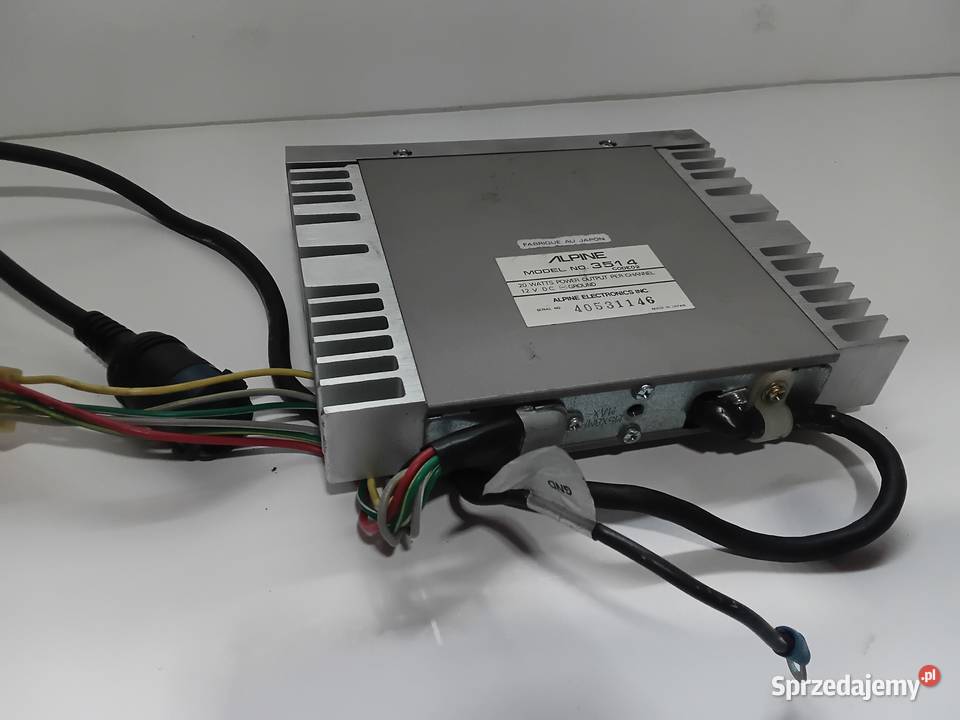 Alpine 3514 wzmacniacz Sprzęt audio fabryczny Milejewo