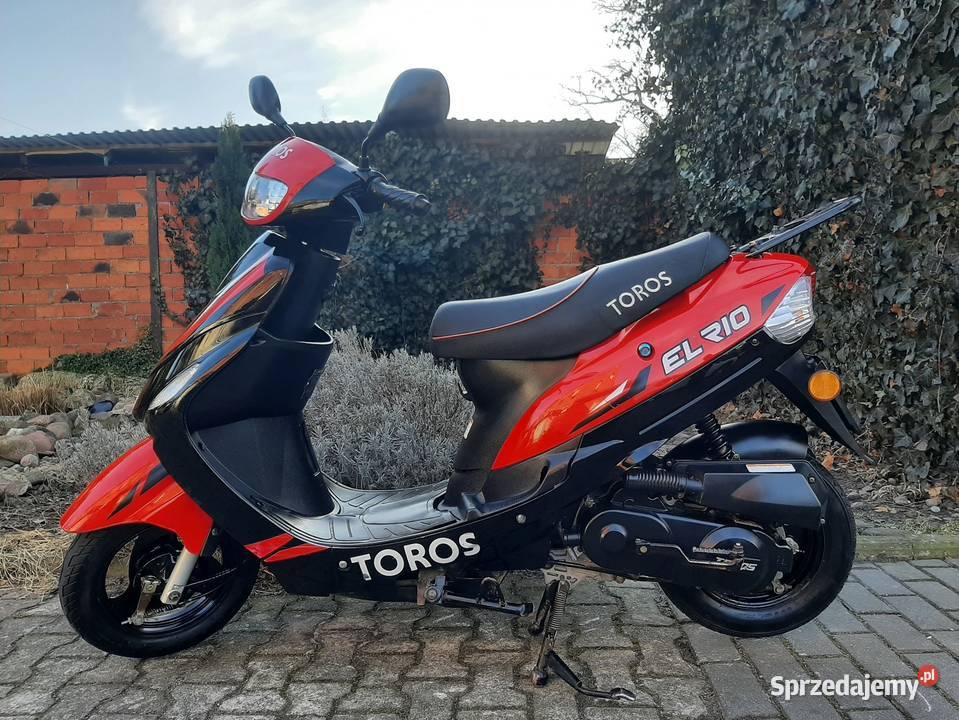 Zadbany skuter Toros El Rio 50 4t 2016r 2wł 3498 Rok produkcji 2016 Tuczno