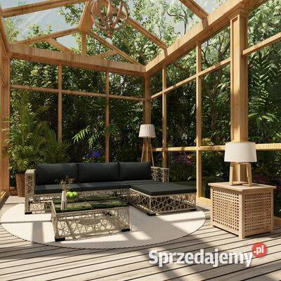 vidaXL 5cz zestaw wypoczynkowy do ogrodu Warszawa