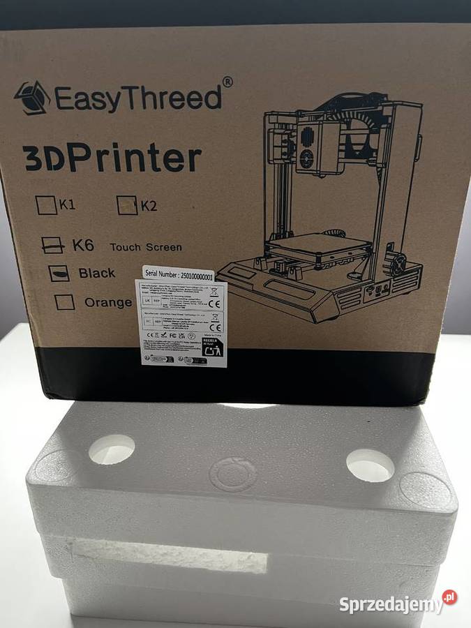 Drukarka 3D EasyThreed K6 przestrzeń robocza Aleksandrów Łódzki
