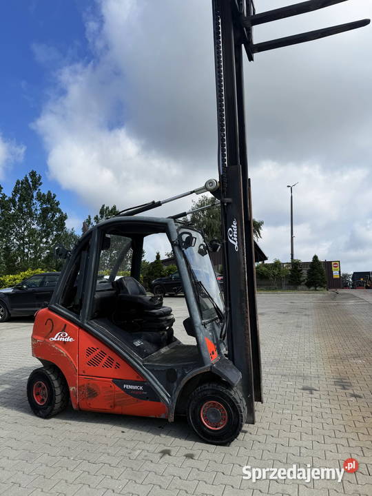 wózek widłowy LINDE H25T02 LPG 2500 400m przesuw łódzkie