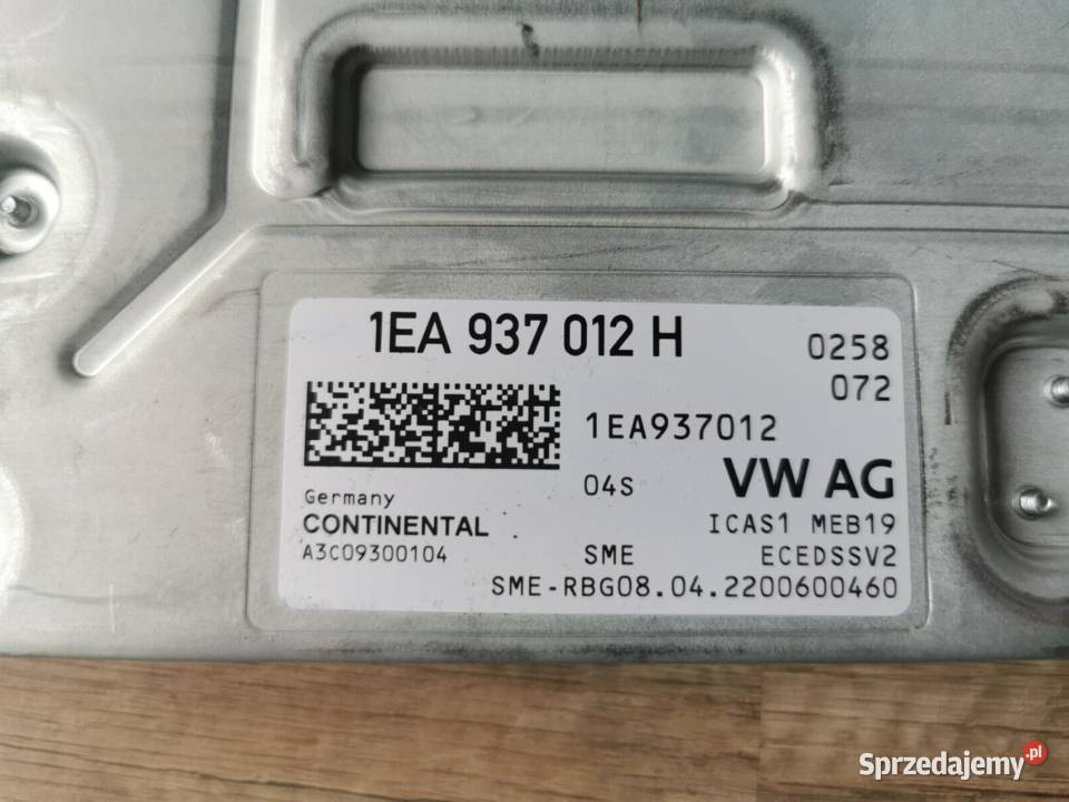 MODUŁ KOMFORTU GATEWAY VW ID3 ID3 VW 1EA937012H Świerzawa