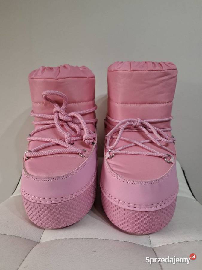 Śniegowce 35 DeeZee różowe moon boots 22cm Kraków
