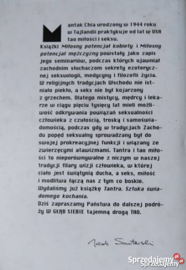MIŁOSNY POTENCJAŁ KOBIETY MANTAK I MANEEWAN CHIA łódzkie Piotrków Trybunalski