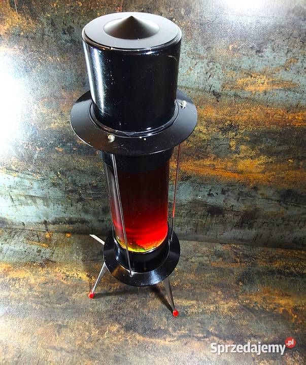 Lampa Rakieta kosmos USSR ZSRR PRL Space Age Kalisz