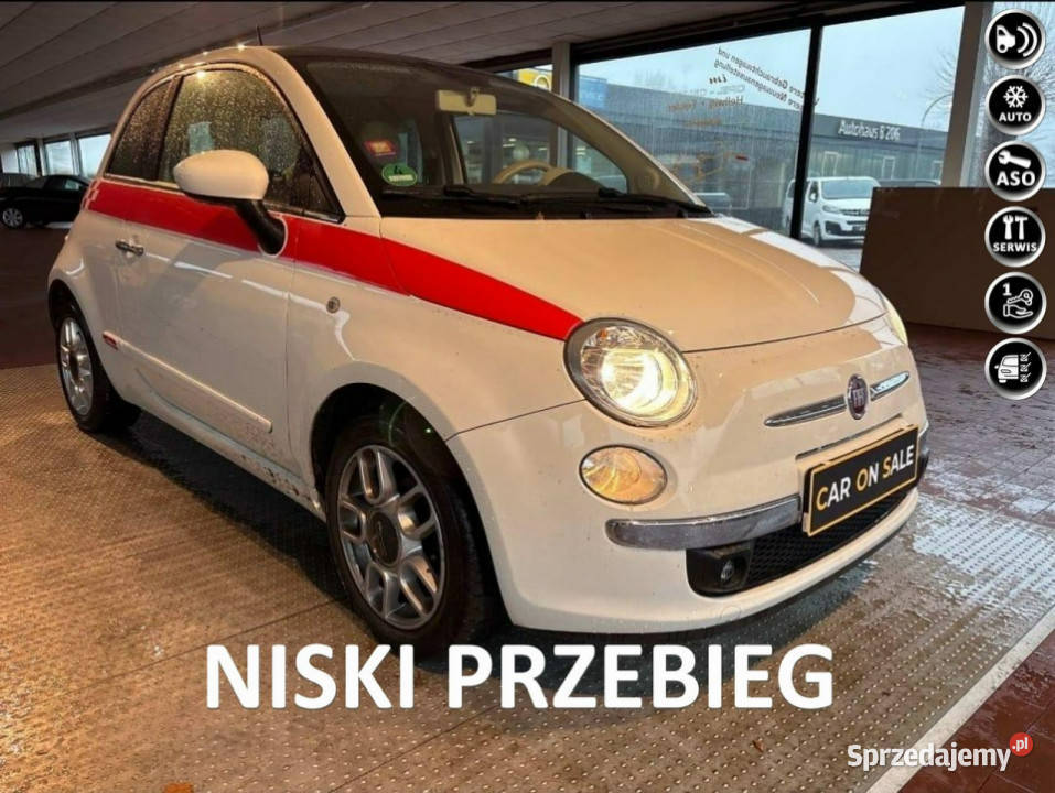 Fiat 500 Bezwypadkowy Super Stan I 2007 Hatchback Rzeszów