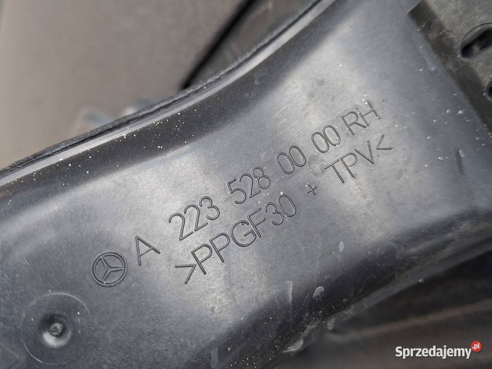MERCEDES SKLASA W223 OSŁONA PŁYTA POD SILNIK lubuskie Bieleń