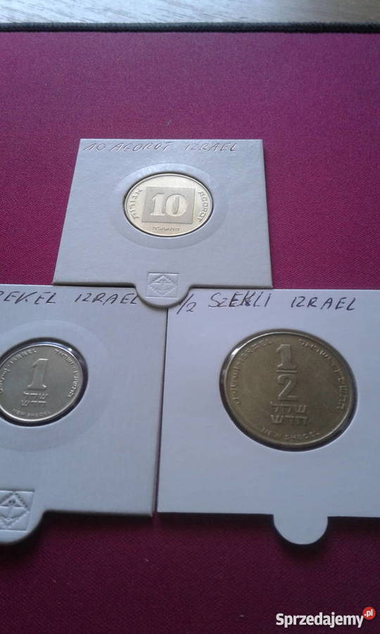 Monety Izraelalot wielkopolskie Konin