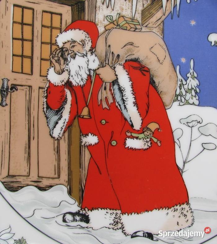 Talerz świąteczny MIKOŁAJ na Boże Narodzenie zachodniopomorskie