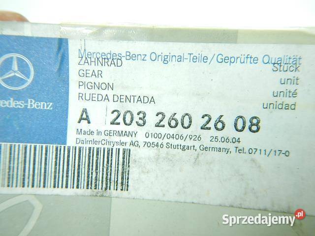 ZĘBATKA BIEGU WSTECZNEGO KOŁO MANUAL MERCEDES sprzedam