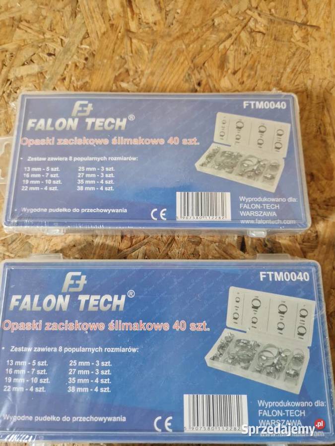 OPASKI ZACISKOWE ŚLIMAKOWE ZESTAW 40 1338 mm
