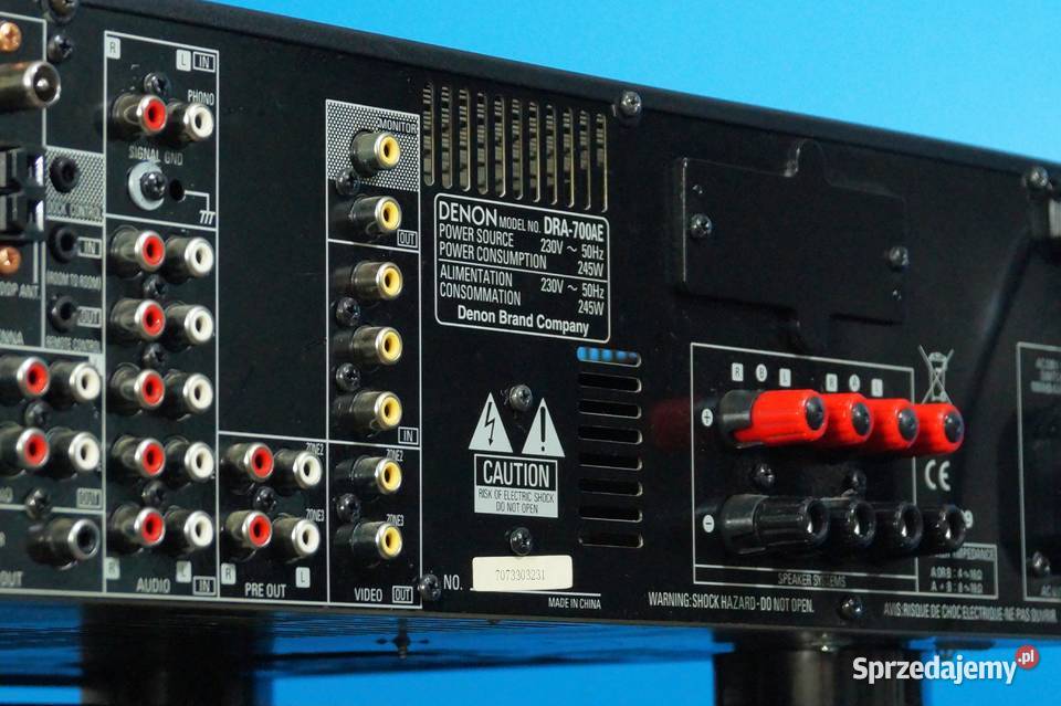 AMPLITUNER STEREO DENON DRA700AE Z PILOTEM sprzedam