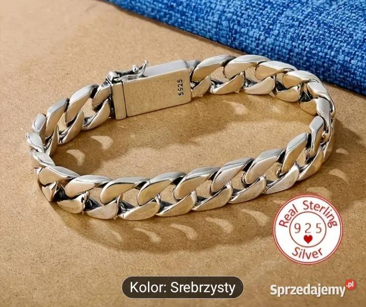 Bransoletka kubańska srebro 925 srebro Warszawa