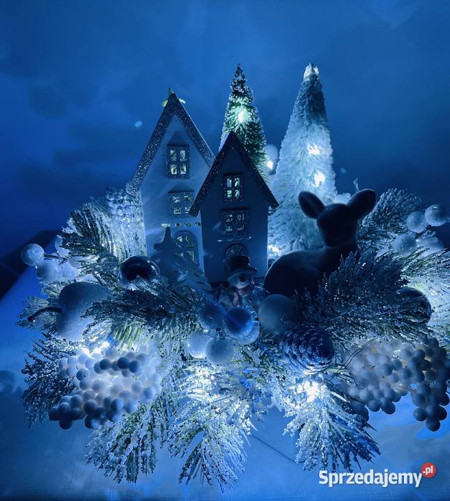 Stroik Bożonarodzeniowy LED zimowa dekoracja w Latosówka