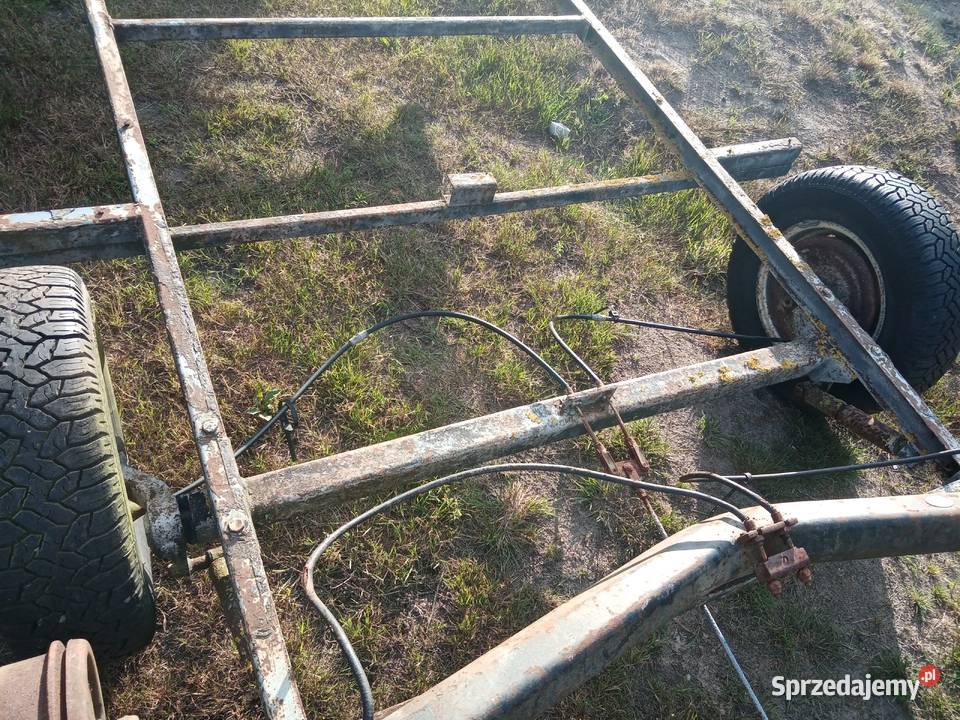 Rama przyczepki z osią hamowaną 1000 dmc towarowe sprzedam