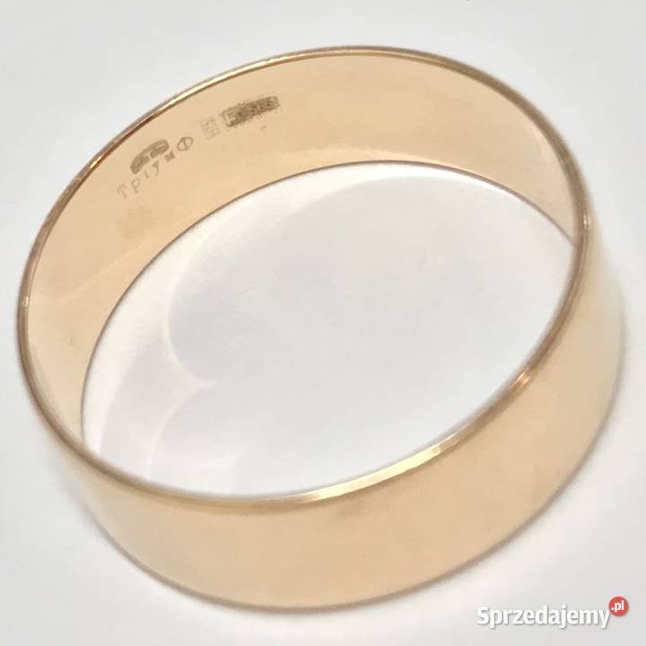 Złote OBRĄCZKI ślubne 585 14K KLASYCZNA forma Obrączki Warszawa