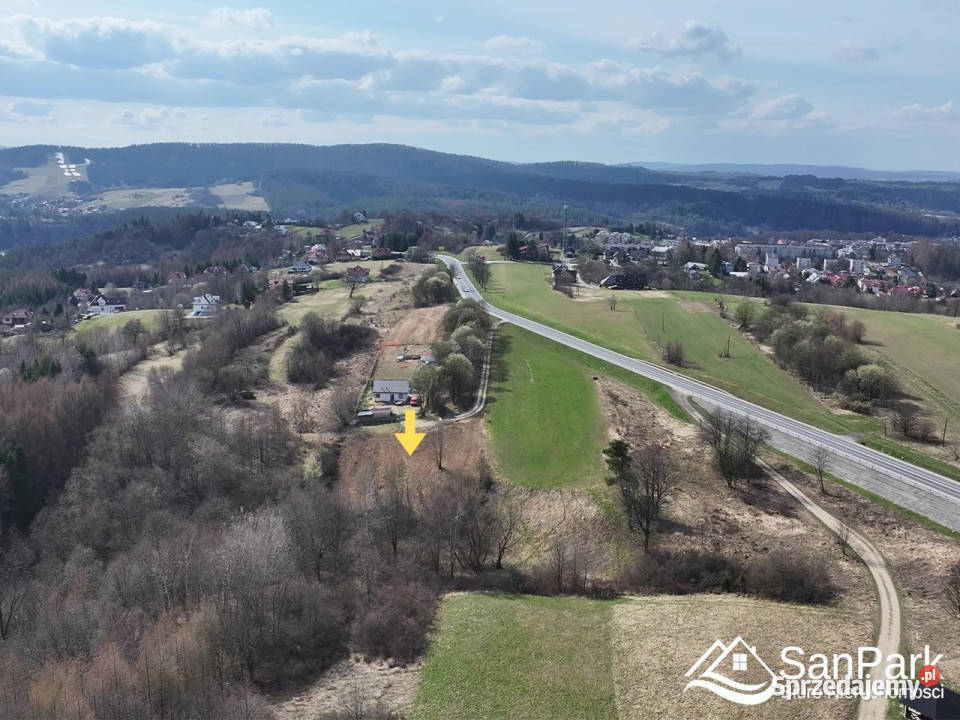 Działka budowlana w Lesku kanalizacja Lesko