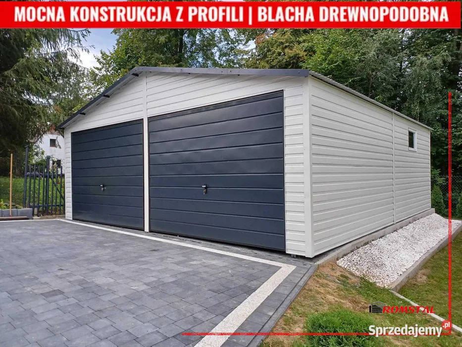 BIAŁY Garaż Blaszany Garaże Blaszane Wiaty zachodniopomorskie Moryń