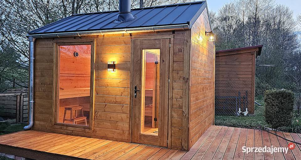 Sauna ogrodowa domek zadaszenie przyczepy Legnica