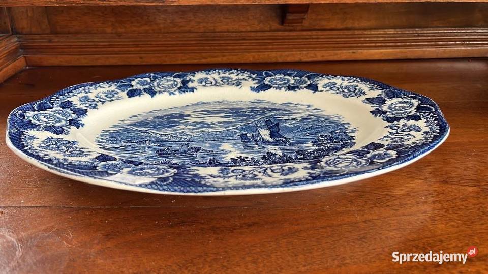 Patera owalna Półmisek Loch of Scotland England Gdańsk