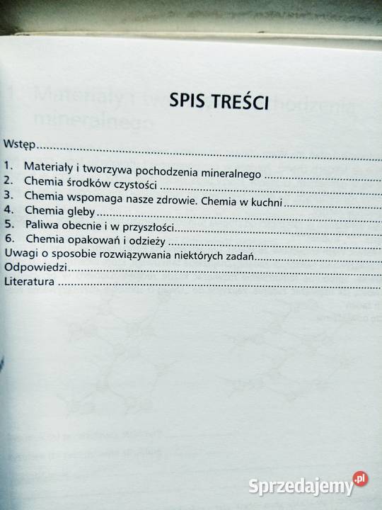 Chemia żak podstawowy zbiór zadań Warszawa sprzedam