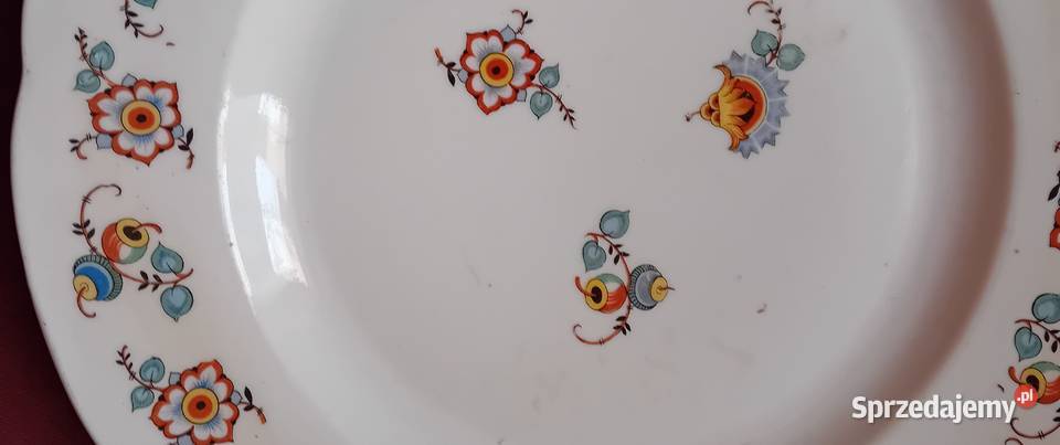 Patera art deco z dwoma uchwytami sygnowana