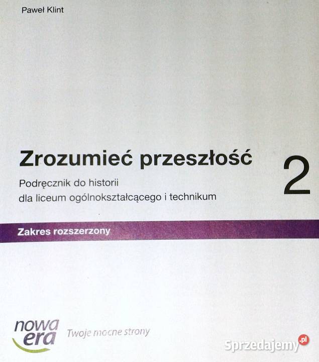 Zrozumieć przeszłość 2 Podręcznik Paweł Klint Rok wydania 2023 Chełm