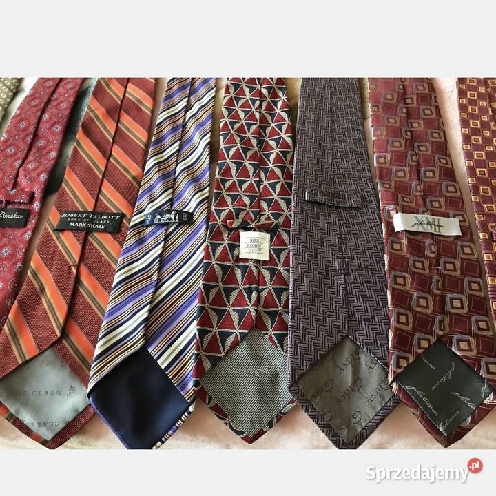 Krawaty jedwabne Charvet Hermes Hugo Boss Calvin Kraków