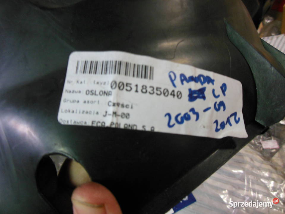 Nadkole przednie lewe Fiat 500L OE 51886038 Kozy