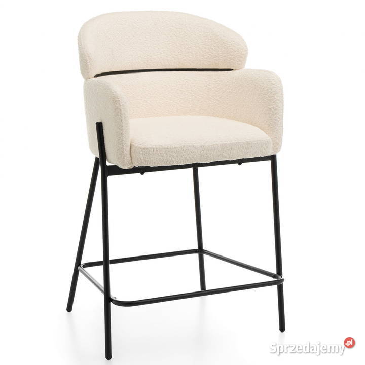 Hoker Tapicerowany Bolzano Boucle Jasnobeżowe