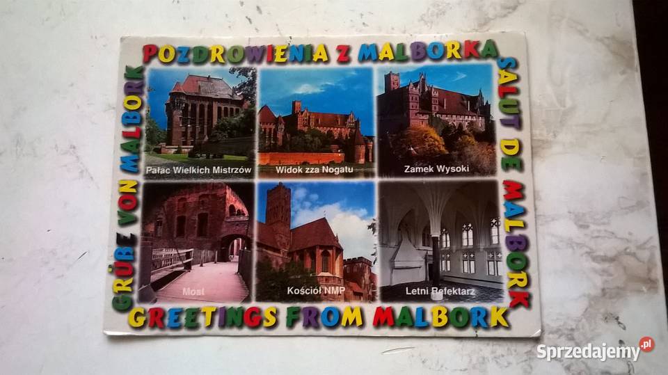 pocztówkiwidokówki z Malborka Gliwice sprzedam