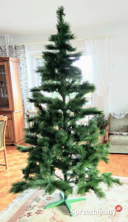 CHOINKA SZTUCZNA ZIELONA 210 DRZEWKO ŚWIĄTECZNE odcienie zieleni Wyposażenie wnętrz Inowrocław