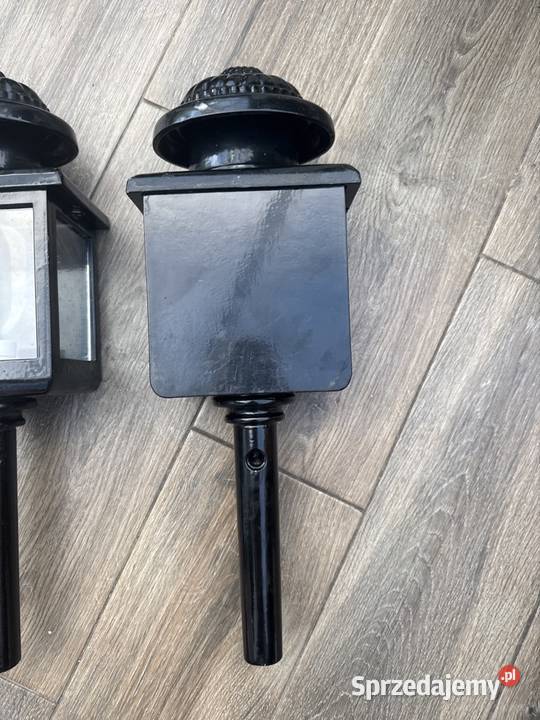 4 lampa powozowa zewnętrzna do stajni aluminium