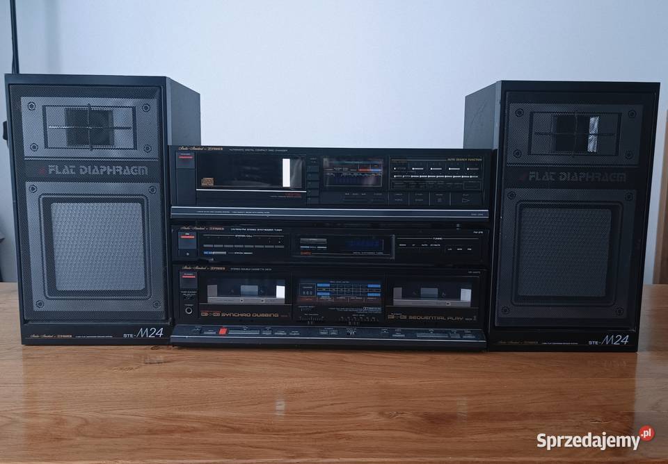 Wieża HiFi Fisher vintage magnetofon kasetowy dolnośląskie Lubań