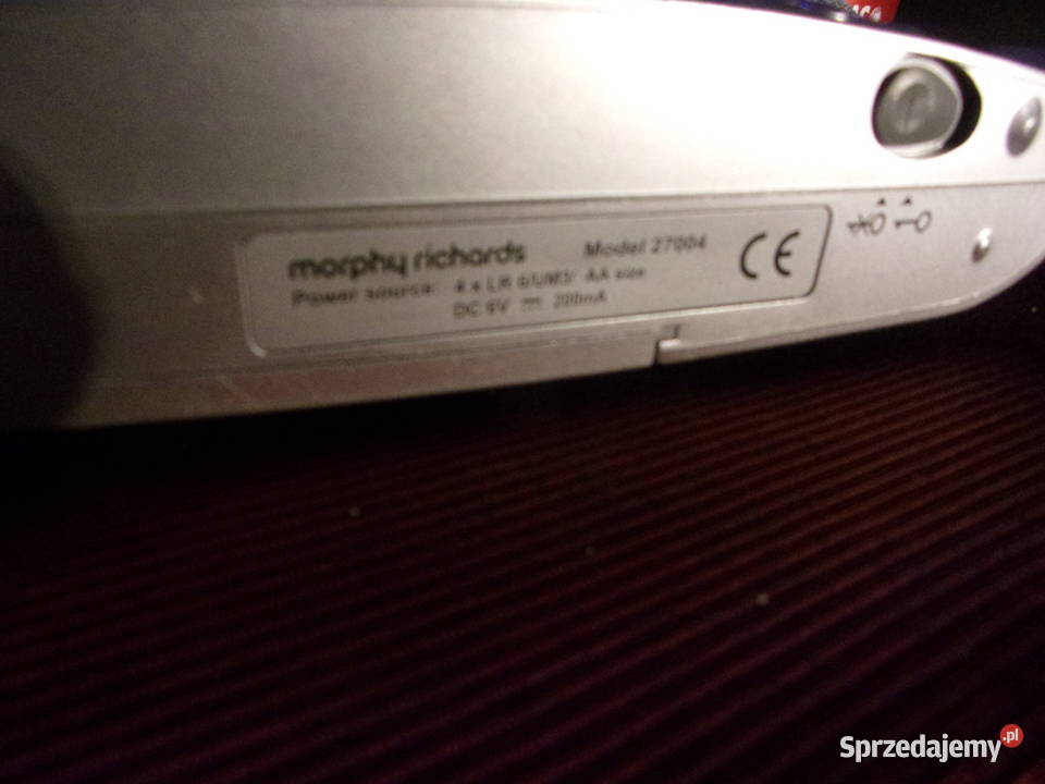 Radio Morphy Richards Portable 4Band with Clock Warszawa