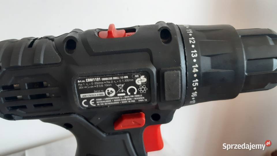 Wkrętarka FERM CDM1191 Akumulator 20AH 20V Jarosław sprzedam