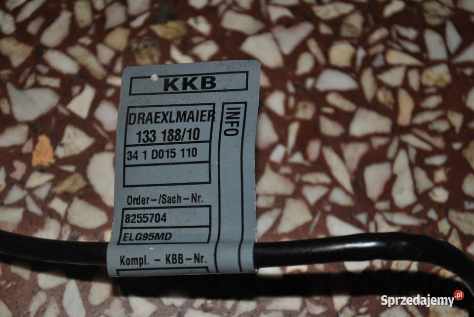 Wiązka elektryczna napinacza pasa bezpieczeństwa osobowe Poręba