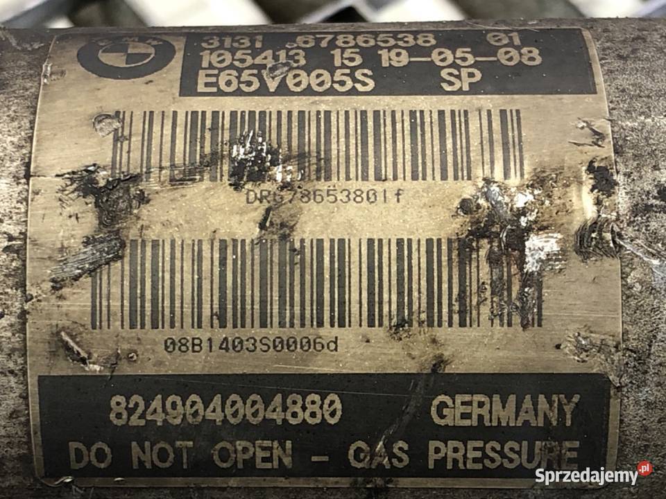 AMORTYZATOR PRAWY PRZÓD ZE SPRĘŻYNĄ BMW E65 36 osobowe