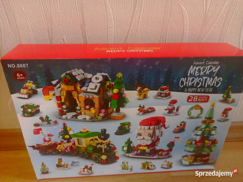 Kalendarz adwentowy klocki konstrukcyjne