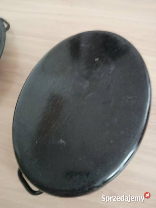 Brytfanna emaliowana żeliwna gęsiarka brytfanka Kraków