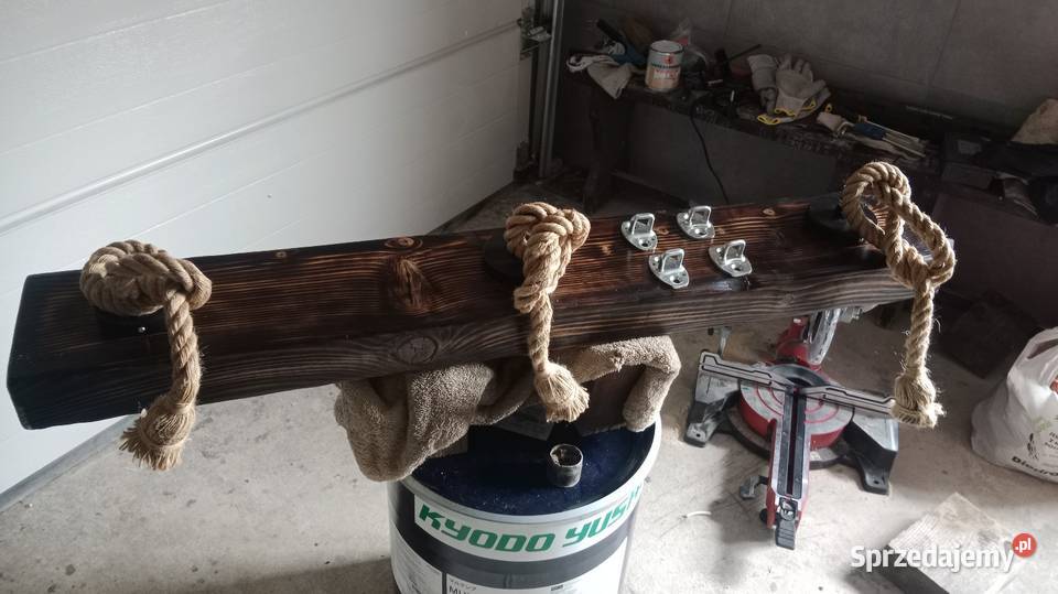 Lampa z drewna belka Dąbrowa Górnicza