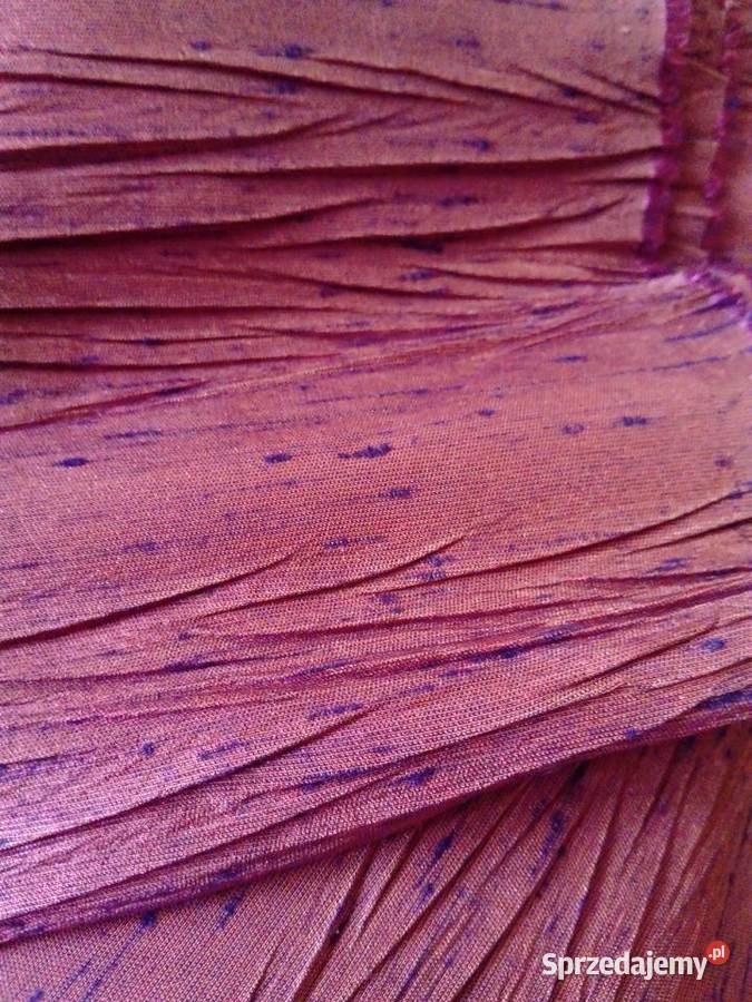kreszowana tkanina zasłonowa o szer 290 odcienie różowego Warszawa