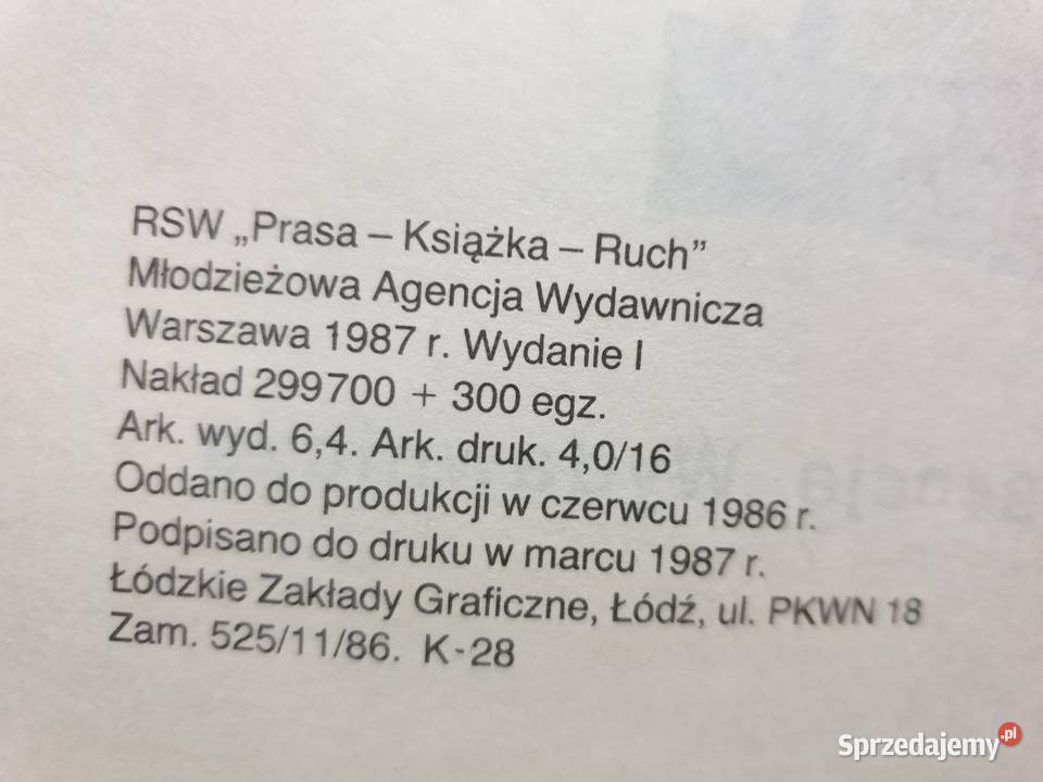 Tytus Romek i ATomek księga XVIII wyd1 1987 pomorskie Gdynia